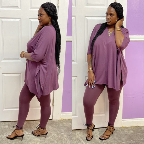 Oversized Top/Leggings Chill Set – Q'TS Collection